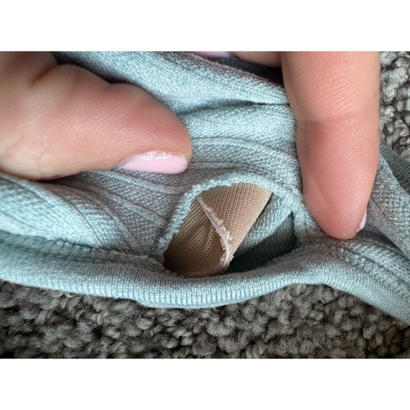 NWOT Seamless Yoga Sports Bra and Leggings Set Blue Size S - Picture 11 of 13